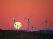 Moon Rise behind San Gorgonio