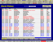 Alarm History Screenshot